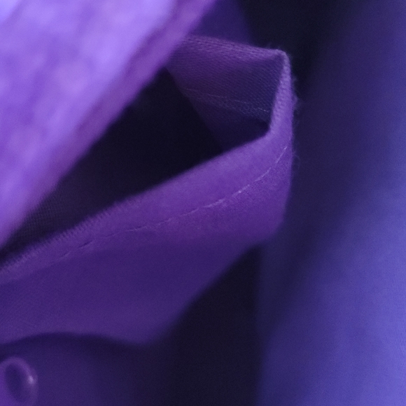 Lauren Burch Sun and Sand Purple Straw Handbag - Picture 10 of 10